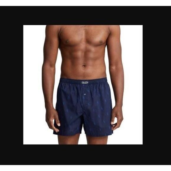Polo Ralph Lauren R382RL Men's Sz M Navy Allover Pony Print Classic Fit Boxers - Picture 4 of 4